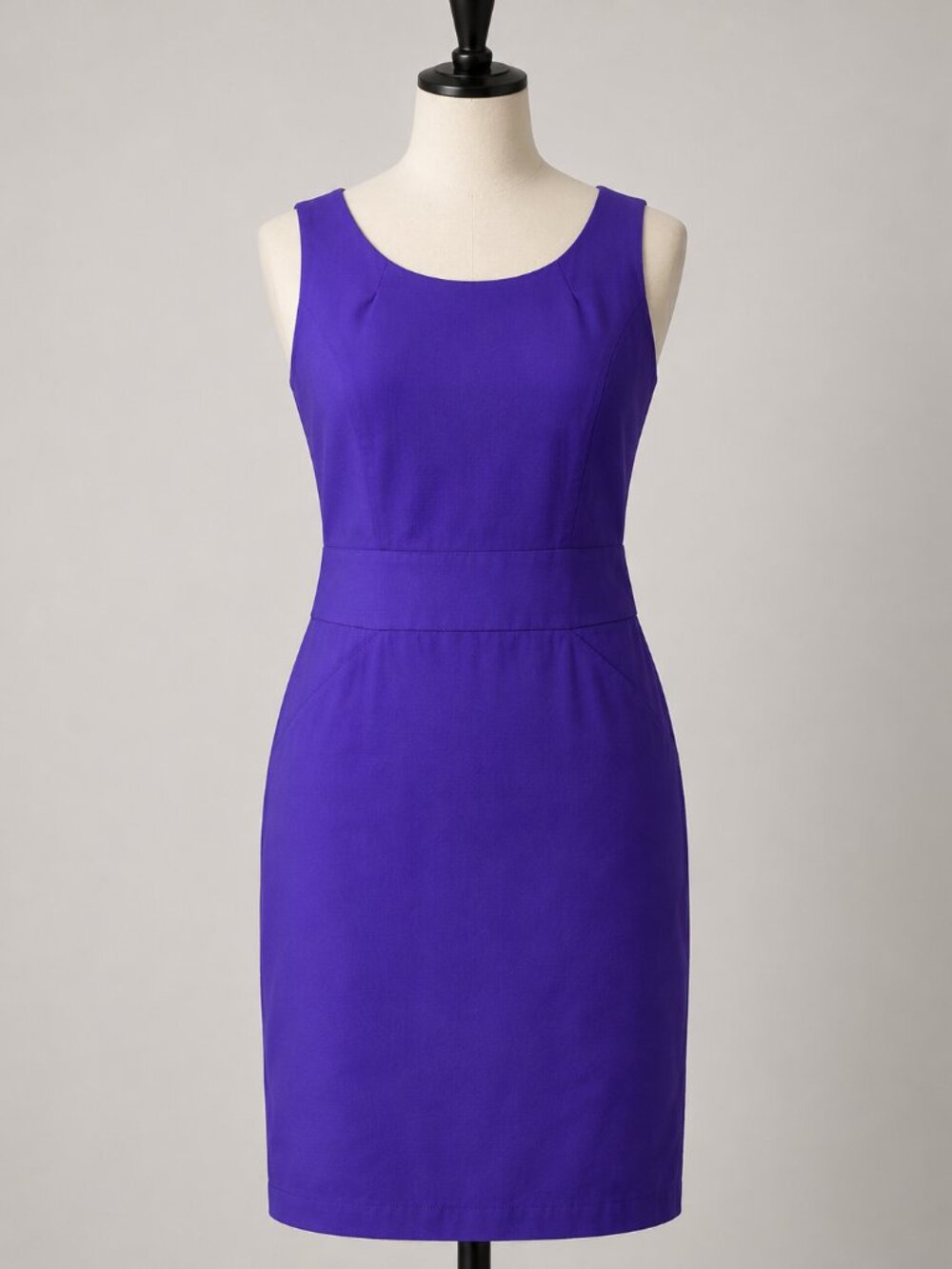 J.Crew Women’s Size 4 Purple Sleeveless Shift Sheath Dress Career Work